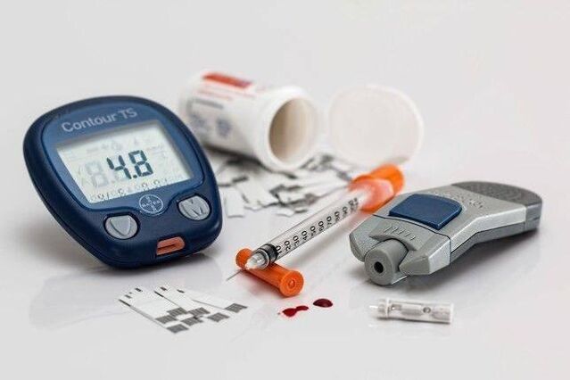 Blutzuckermessgerät für Diabetes. 